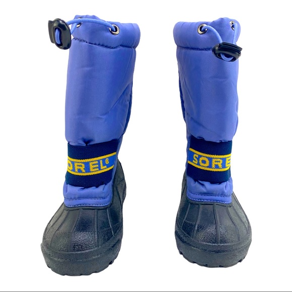 Sorel Children's Unisex Snow Chariot Boots Sz 12 Lilac Purple & Black EUC - Picture 4 of 8